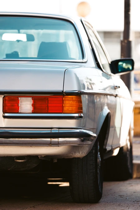 Vintage Car Rear View