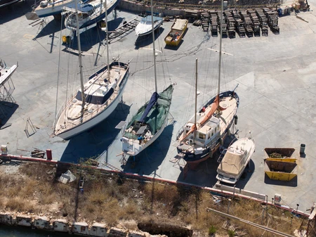 Boats in Shipyard