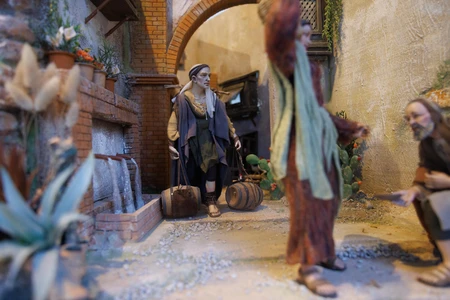 Historical Diorama Scene