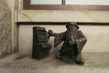 Bronze Dwarf Sculpture