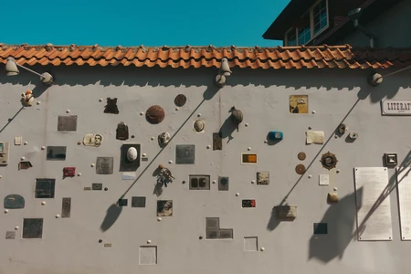 Wall of Artistic Installations