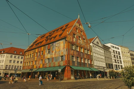 Colorful City Building