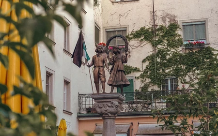 Statue in Urban Setting