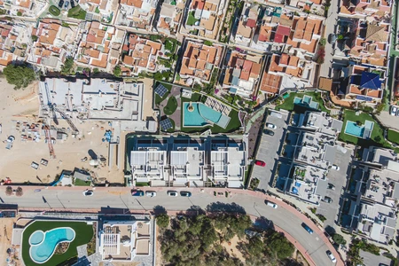 Aerial View of Residential Area