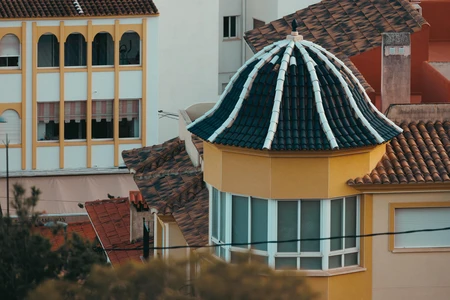 Colorful Architectural Rooftops
