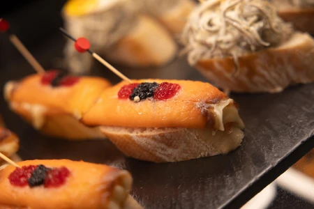 Gourmet Appetizers Display