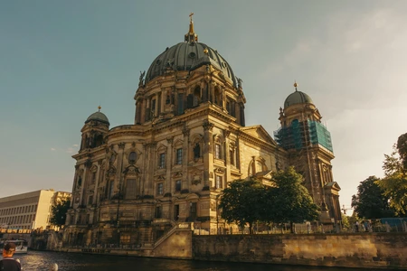 Historic Cathedral by the River
