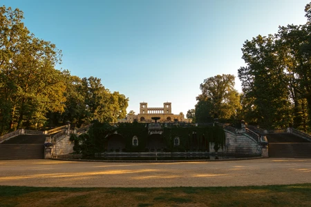 Historic Gardens at Golden Hour
