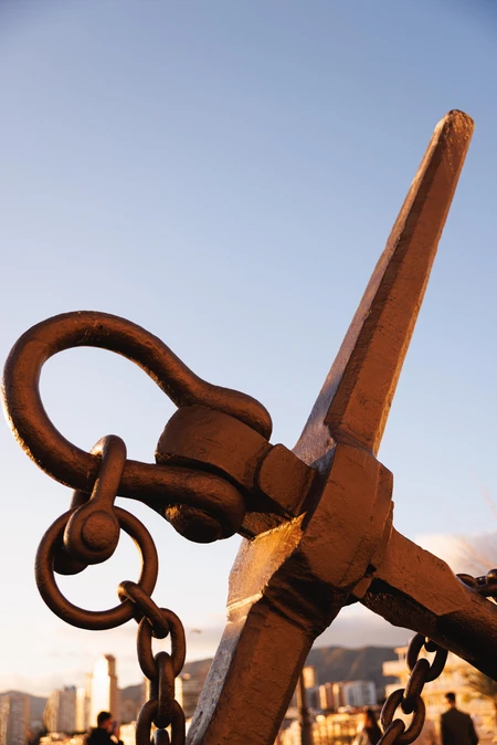 Anchor at Sunset