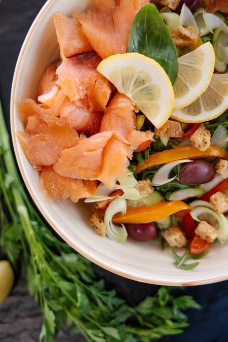 Salmon Salad Bowl