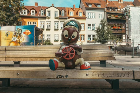 Quirky Park Scene