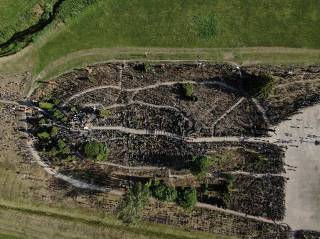 Aerial View of Historic Site