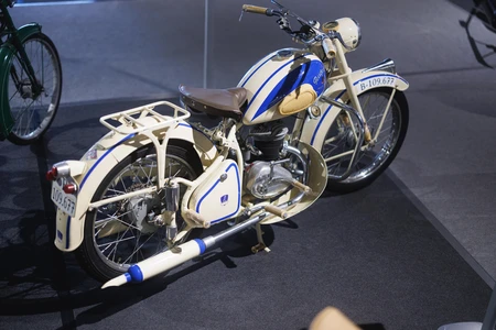 Vintage Motorcycle Display