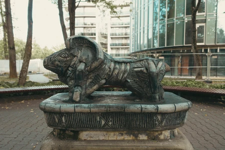 Sculpture in Urban Park