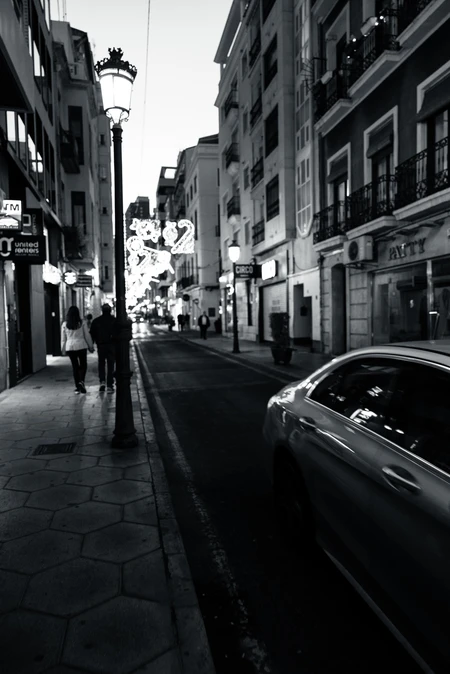 Evening Street Scene