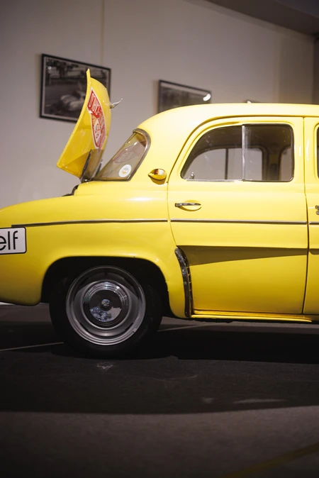 Vintage Yellow Car