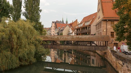 Historic Cityscape with River