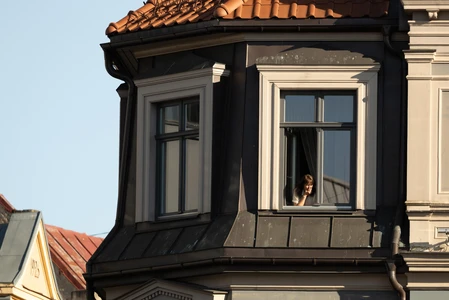 Architectural Window View