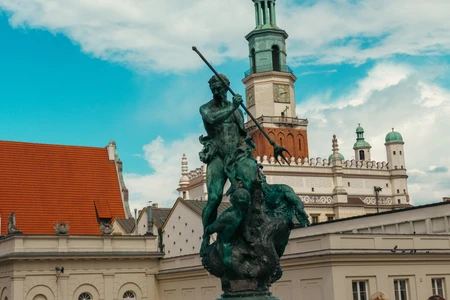 Historic Statue in European Square