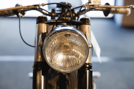 Vintage Motorcycle Headlight