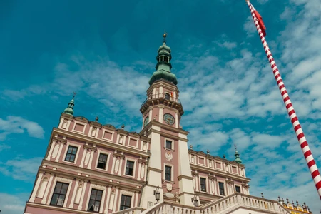 Historic Building under Blue Sky