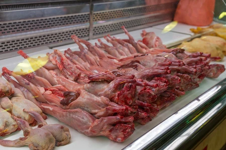 Meat Display at Market