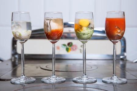 Artistic Cocktails Display
