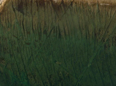 Aerial View of Coastal Patterns