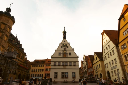 Charming Historical Town Square