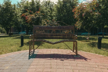 Decorative Park Bench
