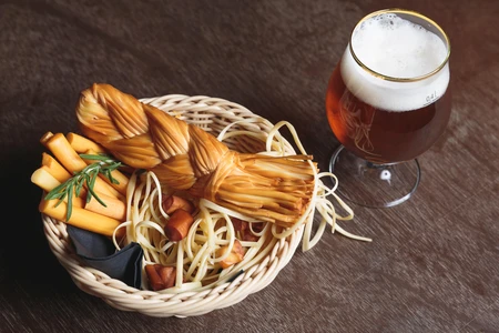 Smoked Cheese and Beer