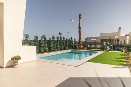 Modern Poolside View