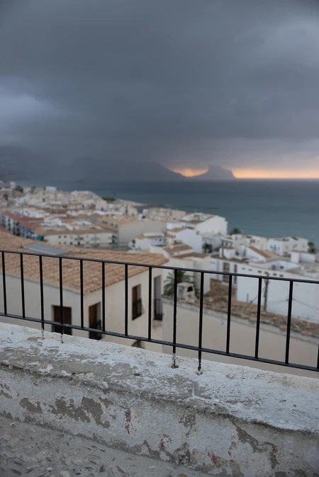 Stormy Coastal View