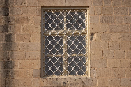 Brick Wall with Decorative Window