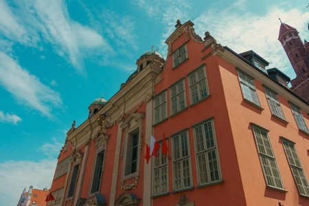 Historic Building against Blue Sky