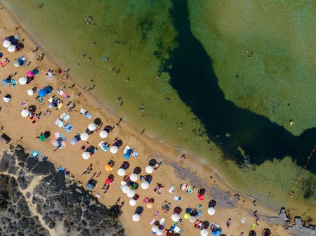 Aerial Beach View