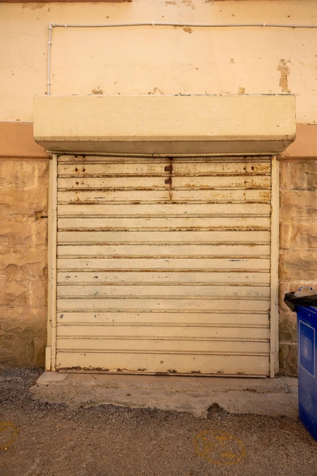 Weathered Garage Door