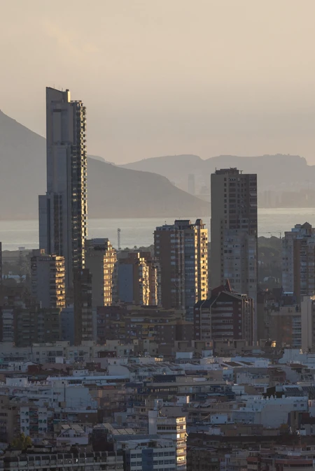 Sunlit Cityscape