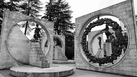Intricate Stone Sculpture Park