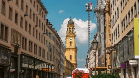 Historic Tower in Urban Setting