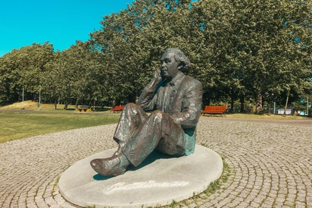 Park Statue Scene