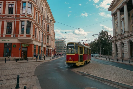 Historic Streetcar in City Center