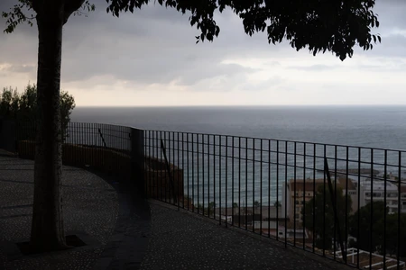 Ocean View from Cliffside Path