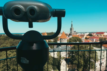 Scenic City View from Observation Deck