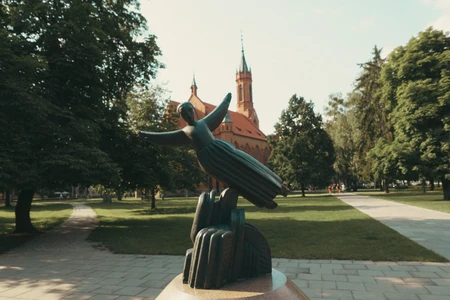 Peaceful Park Statue