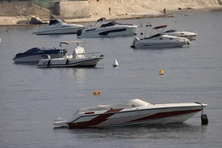 Boats on a Serene Beach