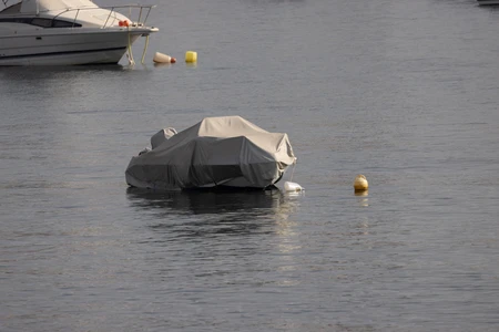 Covered Boat on Water