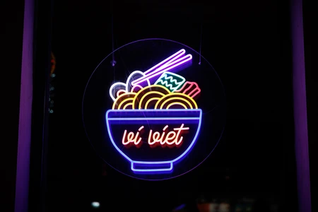 Neon Noodle Sign