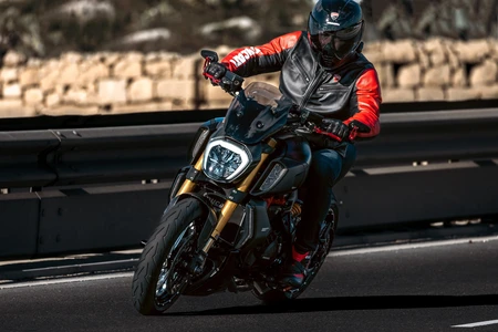 Motorcyclist on the Road