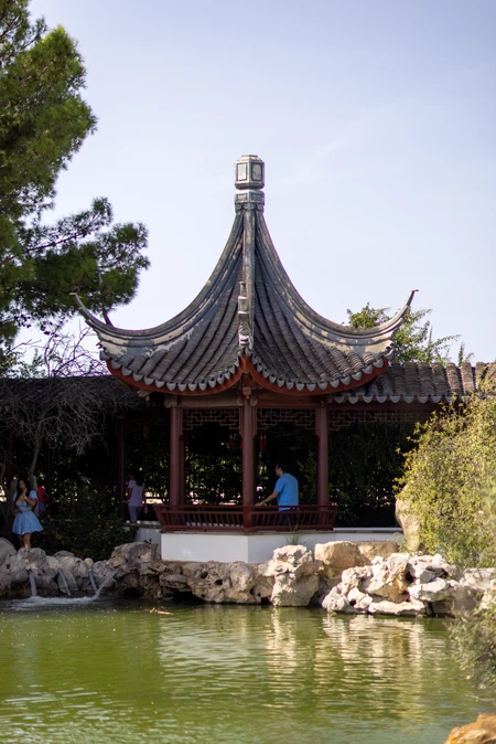 Tranquil Oriental Pavilion